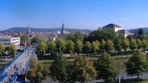 Castle wall view