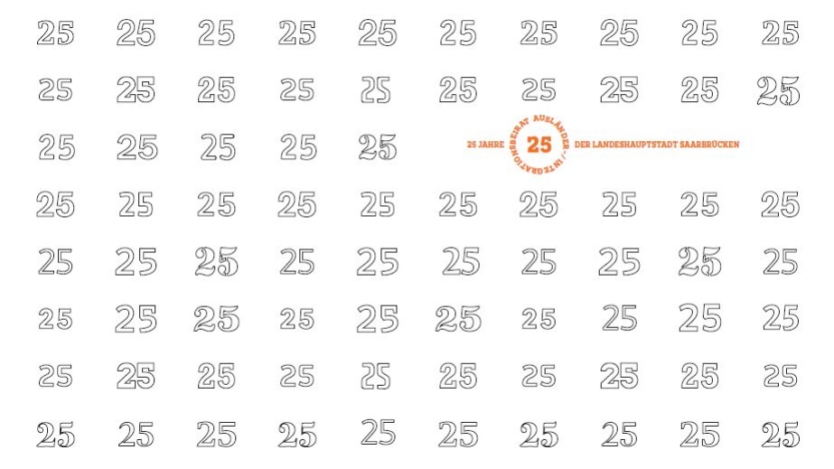 Festschrift 25 Jahre Ausländerbeirat Saarbrücken Cover