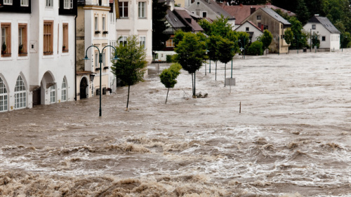 Überschwemmung durch Starkregen - Fotolia Autor: Gina Sanders