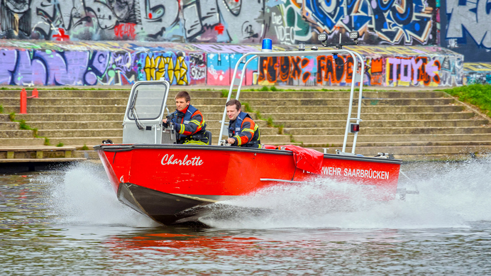 Mehrzweckboot der Feuerwehr Saarbrücken 