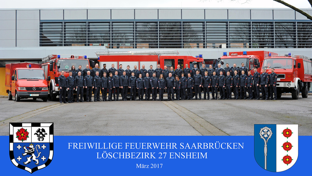 Mannschaft des Löschbezirk 27 Ensheim