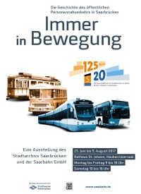 Poster Ausstellung "Immer in Bewegung" 