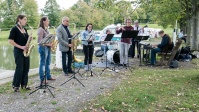 Die Sessionband des Fördervereins (Foto: Jean M. Laffitau)