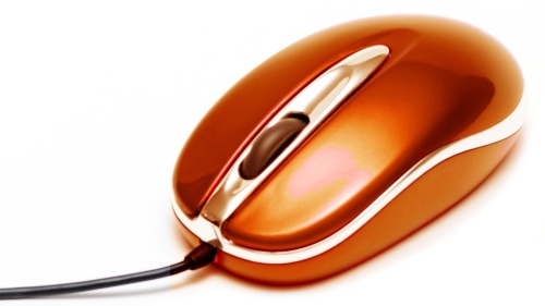 Computermaus Orange (Foto: Tatyana Lykova/fotolia)