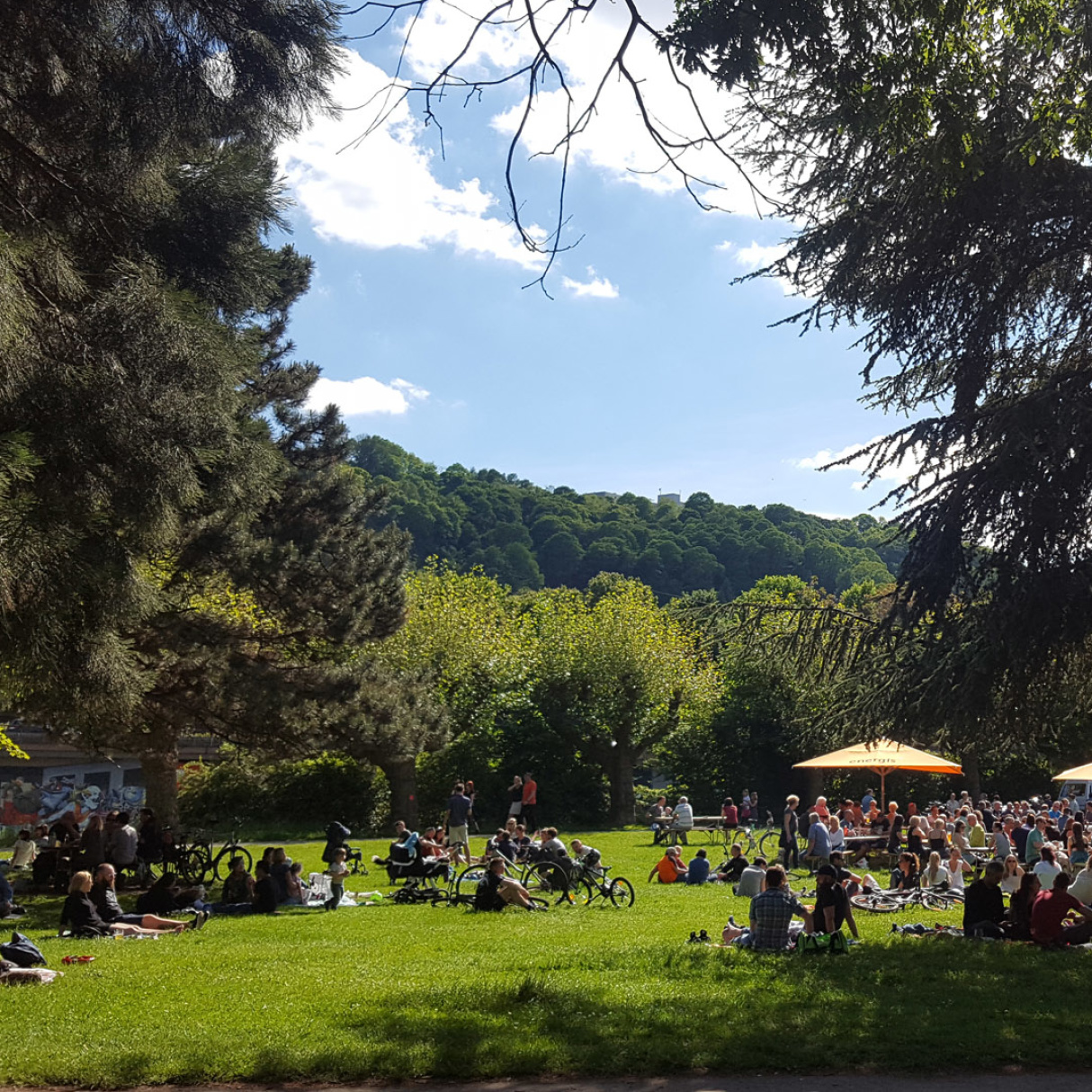 Saarbrücker Staden im Sommer