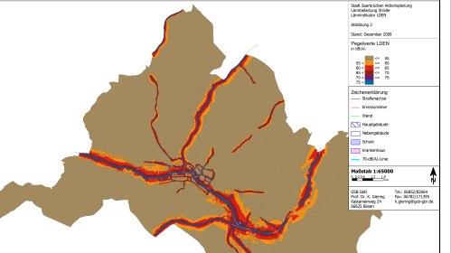 Lärmaktionsplan Stufe 1 (Grafik: LHS)