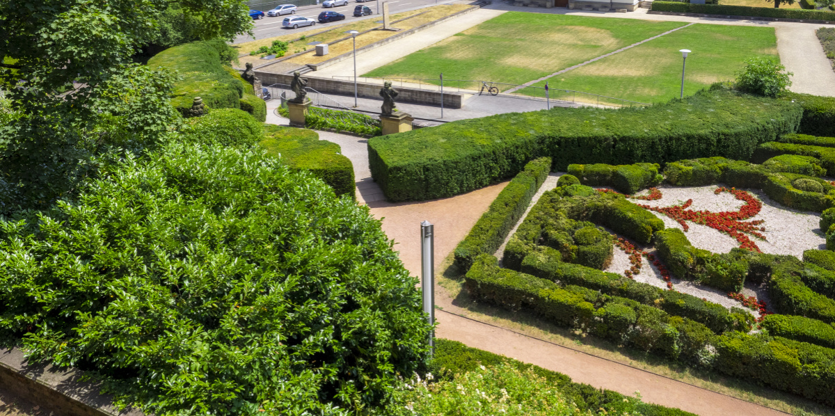 Schlossgarten und Landtag