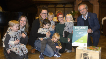Umweltdezernent Thomas Brück bei der Preisverleihung KlimaKids 2019 Image