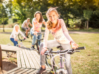 Familien bei Tourenpause