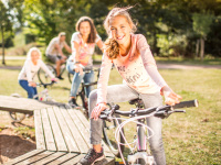 Familien bei Tourenpause