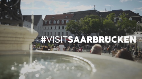 Visit Saarbrücken auf dem St. Johanner Markt