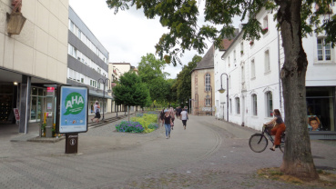 Erweiterung Fußgängerzone: Fotomontage Faßstraße nachher Image