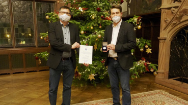 Roman Wagner und OB Conradt (v.l.) Image