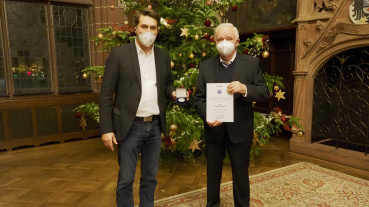 OB Conradt und Rudolf Kraus (v.l.) Image