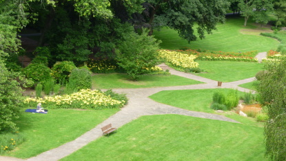 Tal der Blumen im Deutsch-Französischen Garten