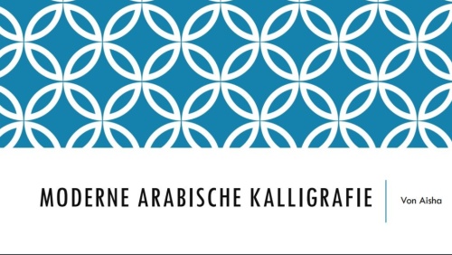 Arabische Kalligraphie