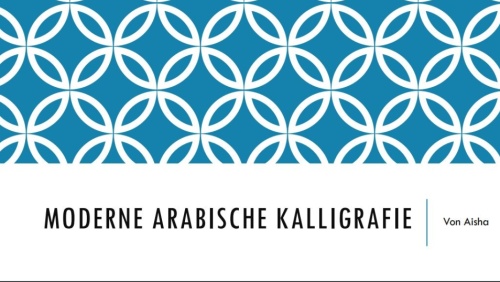 Arabische Kalligraphie Arabische Kalligraphie