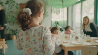 Mädchen im Kindergarten