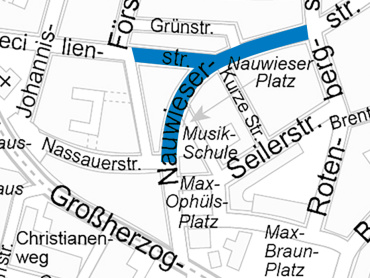 Anlage 2 zur Allgemeinverfügung: Nauwieser Straße/Cecilienstraße Image