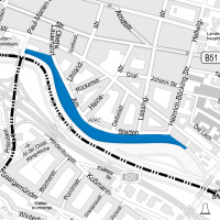 Lageplan zur Allgemeinverfügung 