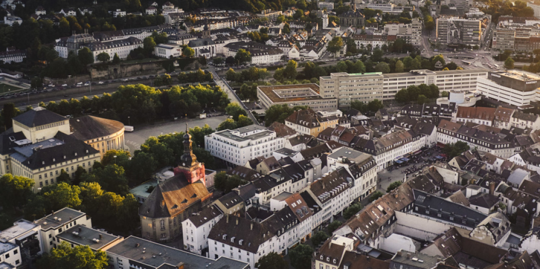 Saarbrücken von oben