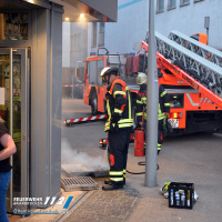 Brand Abluftrohr - Berliner Promenade