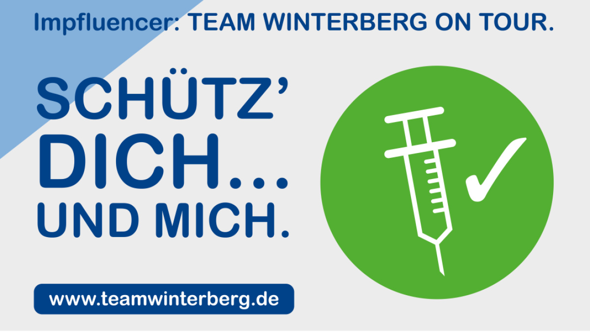 Impfluencer on Tour: Plakatmotiv zur Impfaktion