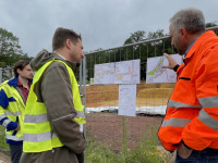 Sommertour 28. Juli: Neubau eines Umspannwerkes im am CISPA-Campus