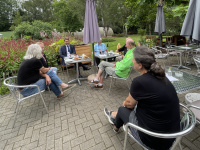 Sommertour 27. Juli: Besuch des Stadtteilcafes Rodenhof und des Ausbildungsstandortes des ZBB für Gärtnerinnen und Gärtner. 