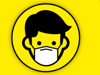 Plakatmotiv: Maske auf!