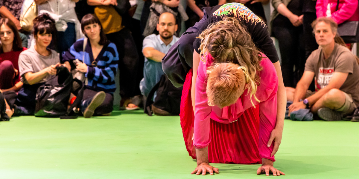 Performance Paulette Penje und Michael von Schönberg, Eröffnung LA AIR