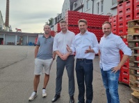 Besuch bei der Bruch-Brauerei - Sommertour des Oberbürgermeisters 2022