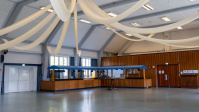 Saal der Turnhalle in Brebach