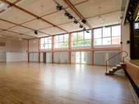 Saal der Festhalle Güdingen