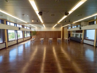 Saal der Festhalle Bischmisheim