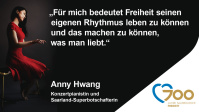 Was bedeutet für dich Freiheit, Anny Hwang?