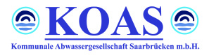 Logo Koas - Kommunale Abwassergesellschaft