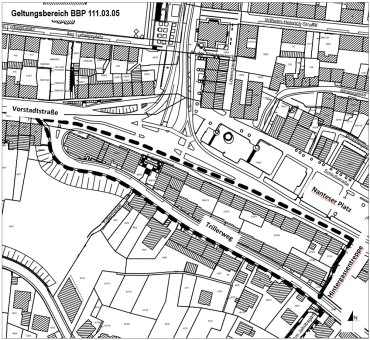 Bebauungsplan Nr. 111.03.05 „Vorstadtstraße zwischen Trillerweg und Hintergassentreppe“ Image
