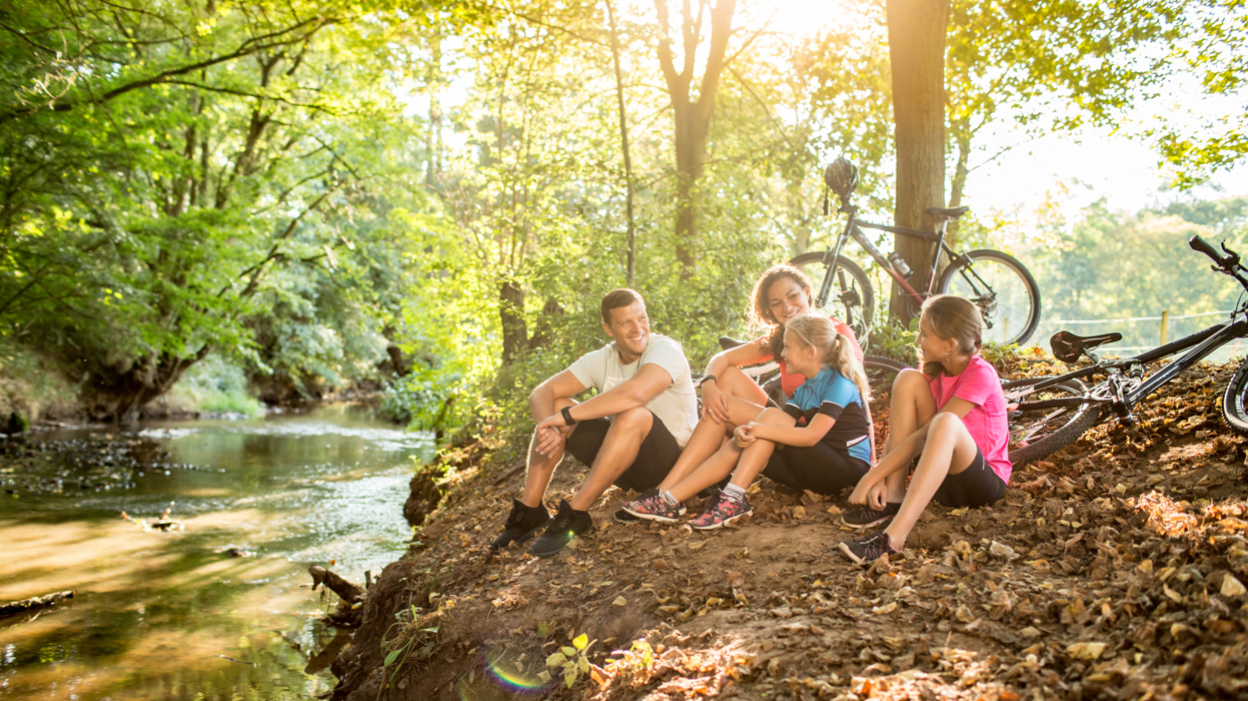 Fahrradtour Familie