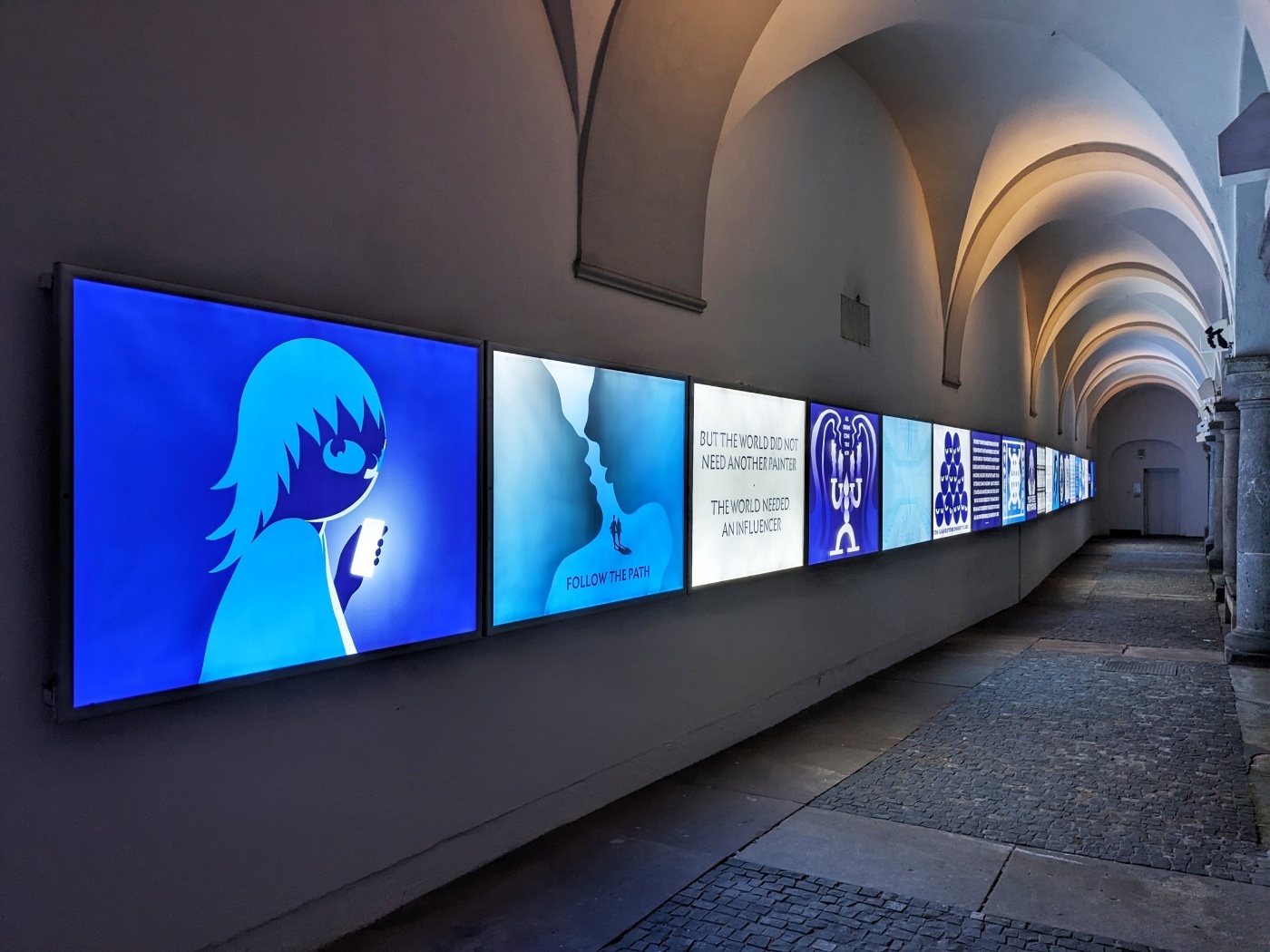 Bilder von der Ausstellung in der Stadtgalerie Saarbrücken. Eric Schwarz, Förderstipendiat 2022