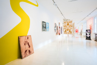 Ausstellung von Eric Schwarz Bilder von der Ausstellung in der Stadtgalerie Saarbrücken