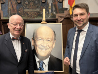Die Landeshauptstadt Saarbrücken hat am Donnerstag, 9. März, im Rathausfestsaal einen Empfang für ihren Ehrenbürger Professor Wolfgang Wahlster anlässlich seines 70. Geburtstags ausgerichtet. Dieser hatte bereits am Donnerstag, 2. Februar, stattgefunden.
