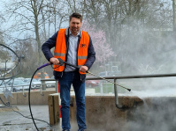 Uwe Conradt bei Saarland picobello 2023