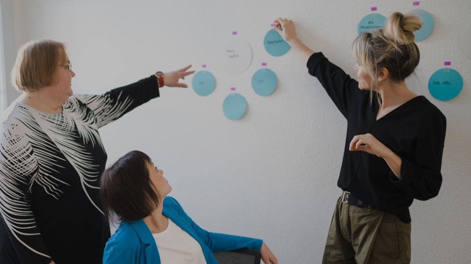 Team Frauenbüro in Action