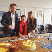 Oberbürgermeister Uwe Conradt, Veronika Kabis, Bürgermeisterin Barbara Meyer Oberbürgermeister Uwe Conradt, Veronika Kabis, Bürgermeisterin Barbara Meyer