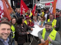 OB Conradt bei der traditionellen DGB-Demo am 1. Mai 