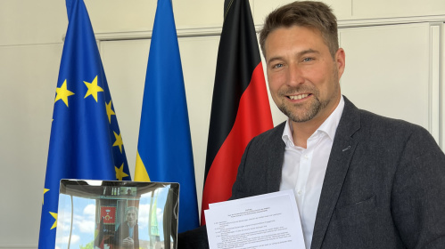 Saarbrücken und Kowel schließen Vertrag zur Solidaritätspartnerschaft  