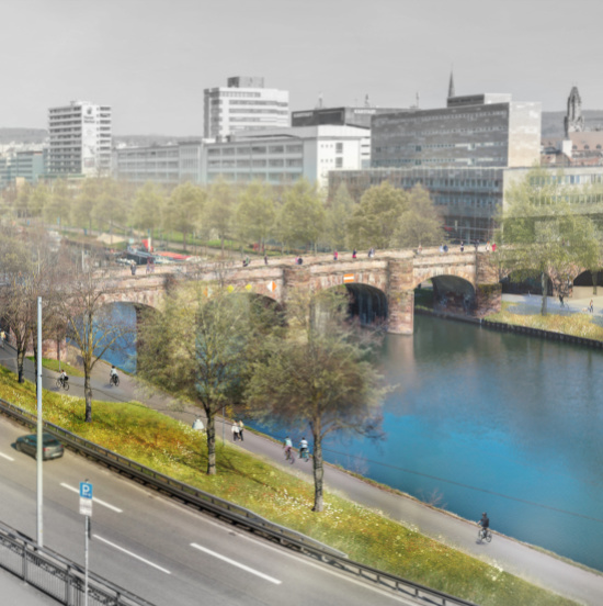 Foto von der alten Brücke 