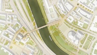 Platz 1: Planungswettbewerb Alte Brücke - Lageplan