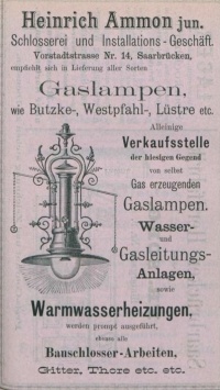 Werbeanzeige des Adressbuchs 1890